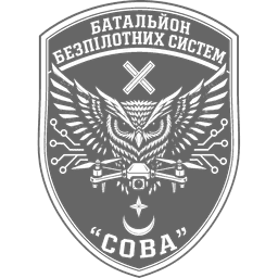 Шеврон — Батальйон безпілотних систем «Сова» 76 ОМБр